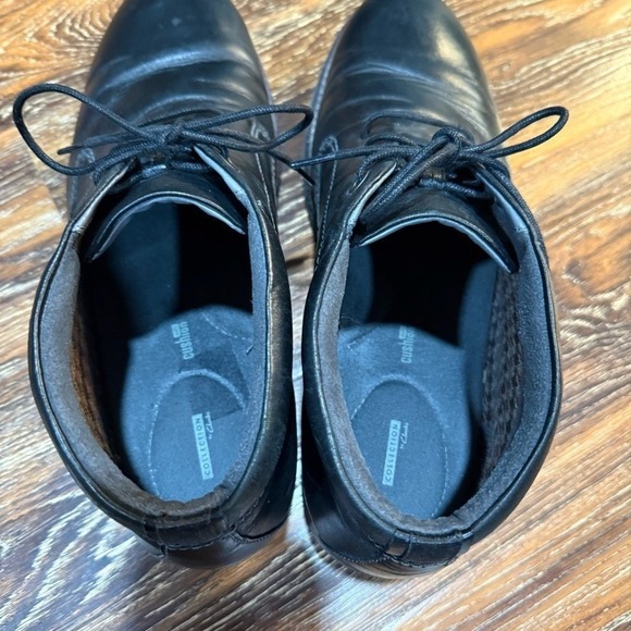 Clarks Size 10.5 Black Leather Chukka Boots Shoes 16501 Men's Footwear 10 -1/2 - Picture 6 of 7